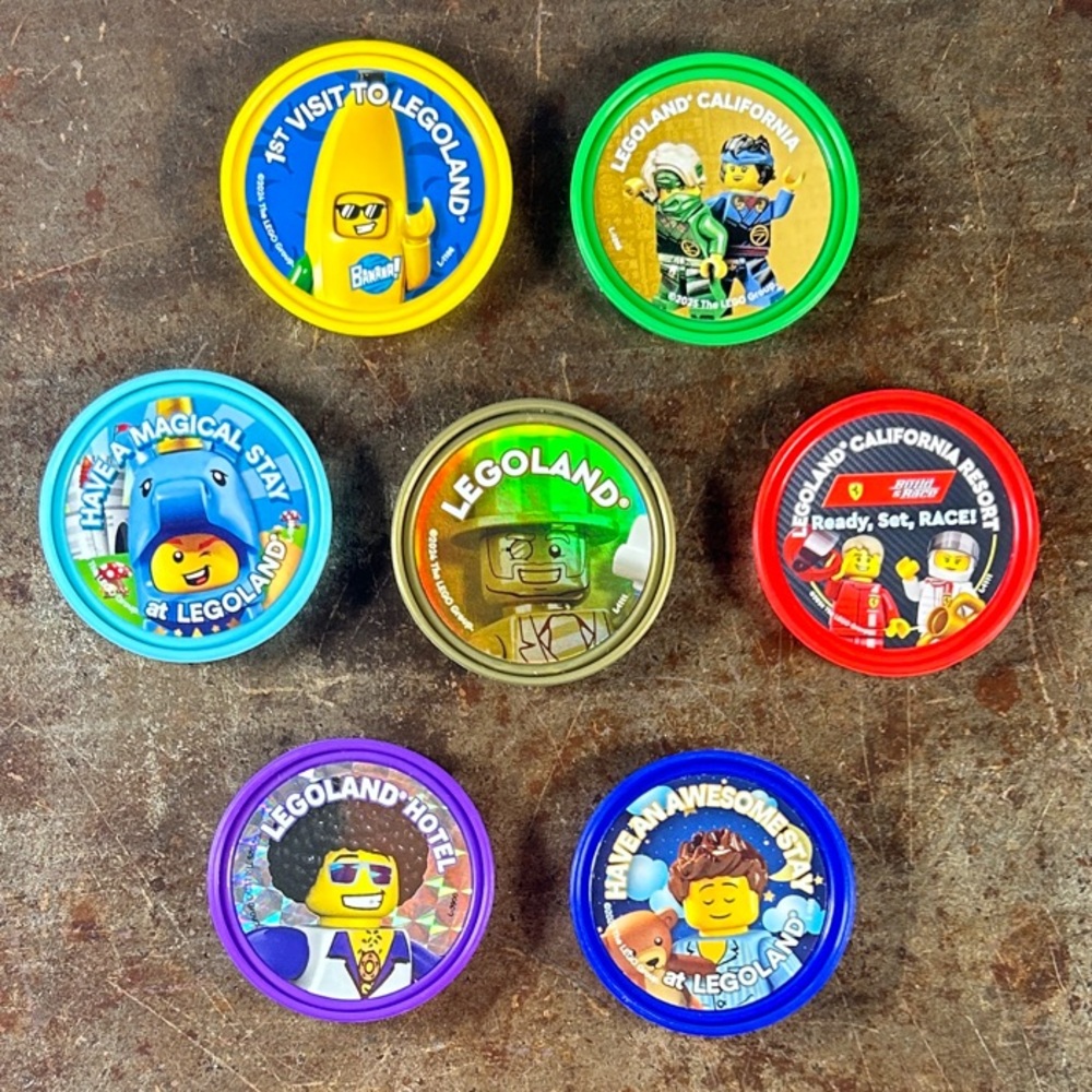 MR. GOLD LEGO Pop Badge & Collectible Set (7 Total Pop Badges)!!!!